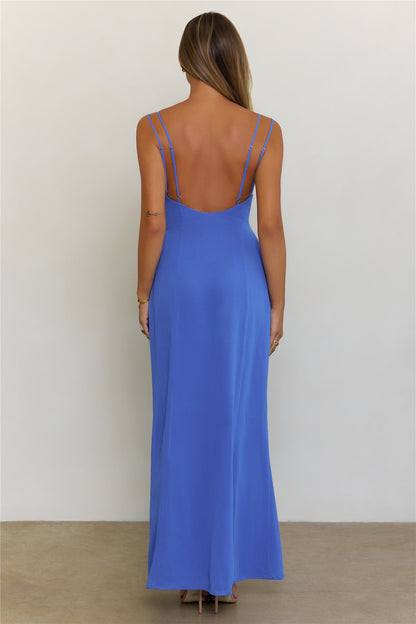 Spin Into Daylight Maxi Dress Cobalt