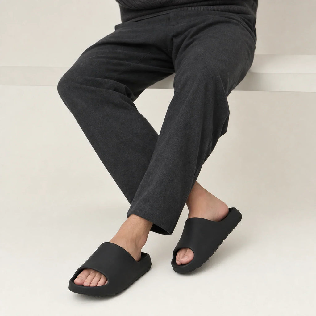 Mules de bain plateforme EVA pour hommes – Semelle 3,5 cm