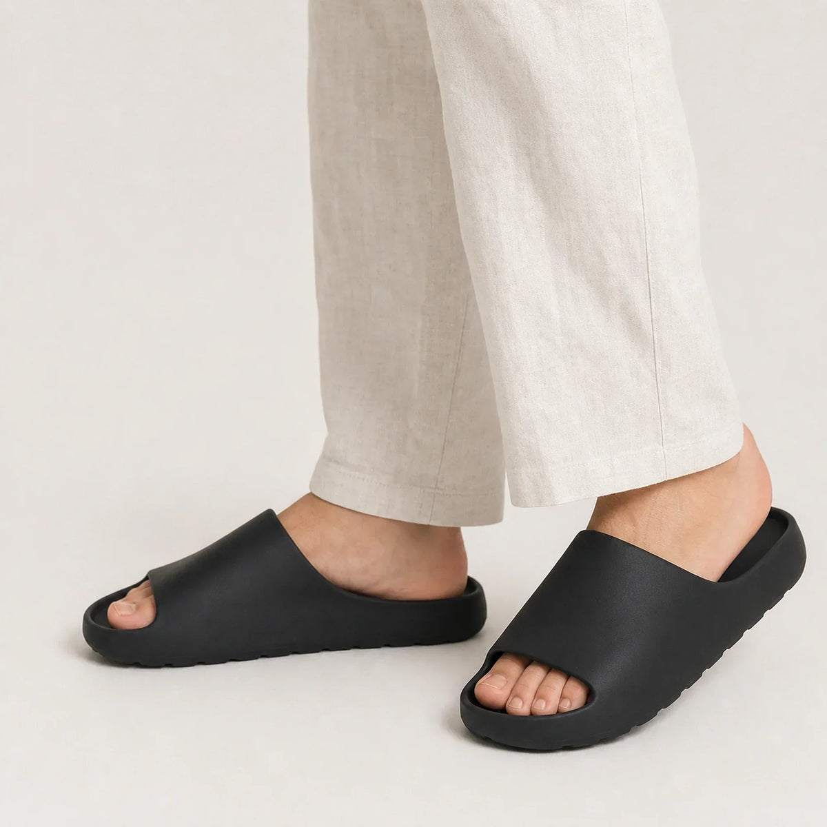Mules de bain plateforme EVA pour hommes – Semelle 3,5 cm