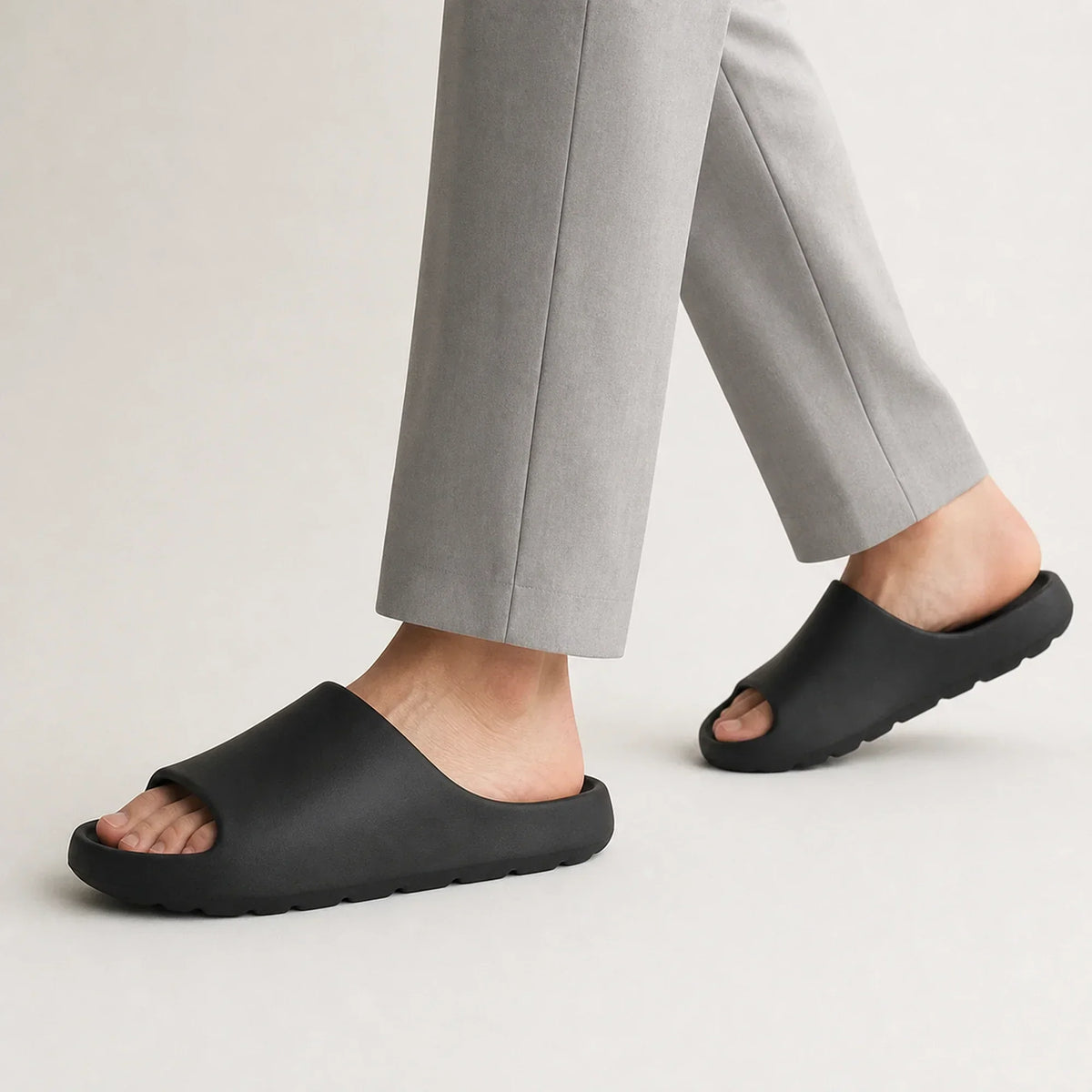 Mules de bain plateforme EVA pour hommes – Semelle 3,5 cm