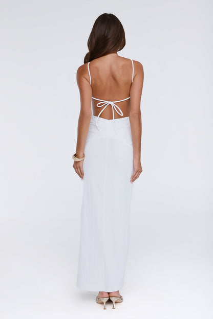 Soft Sunbeam Maxi Dress White