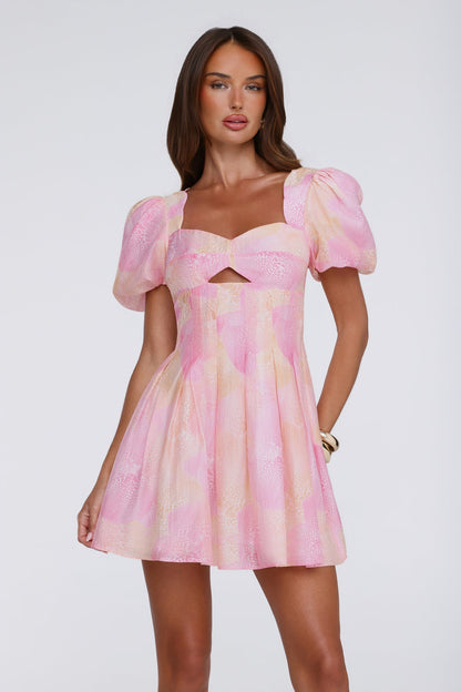 Blossom Gleam Mini Dress Floral