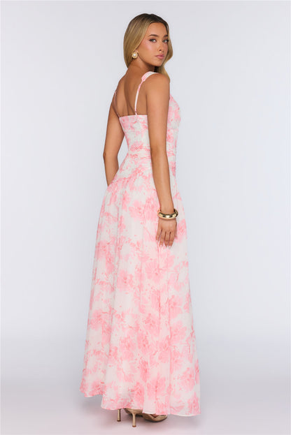 Wrapped In Pretty Maxi Dress Pink