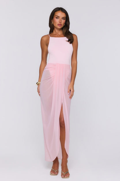 Sea Foam Dreams Maxi Dress Pink