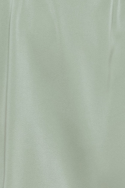 Done With You Satin Dress Green