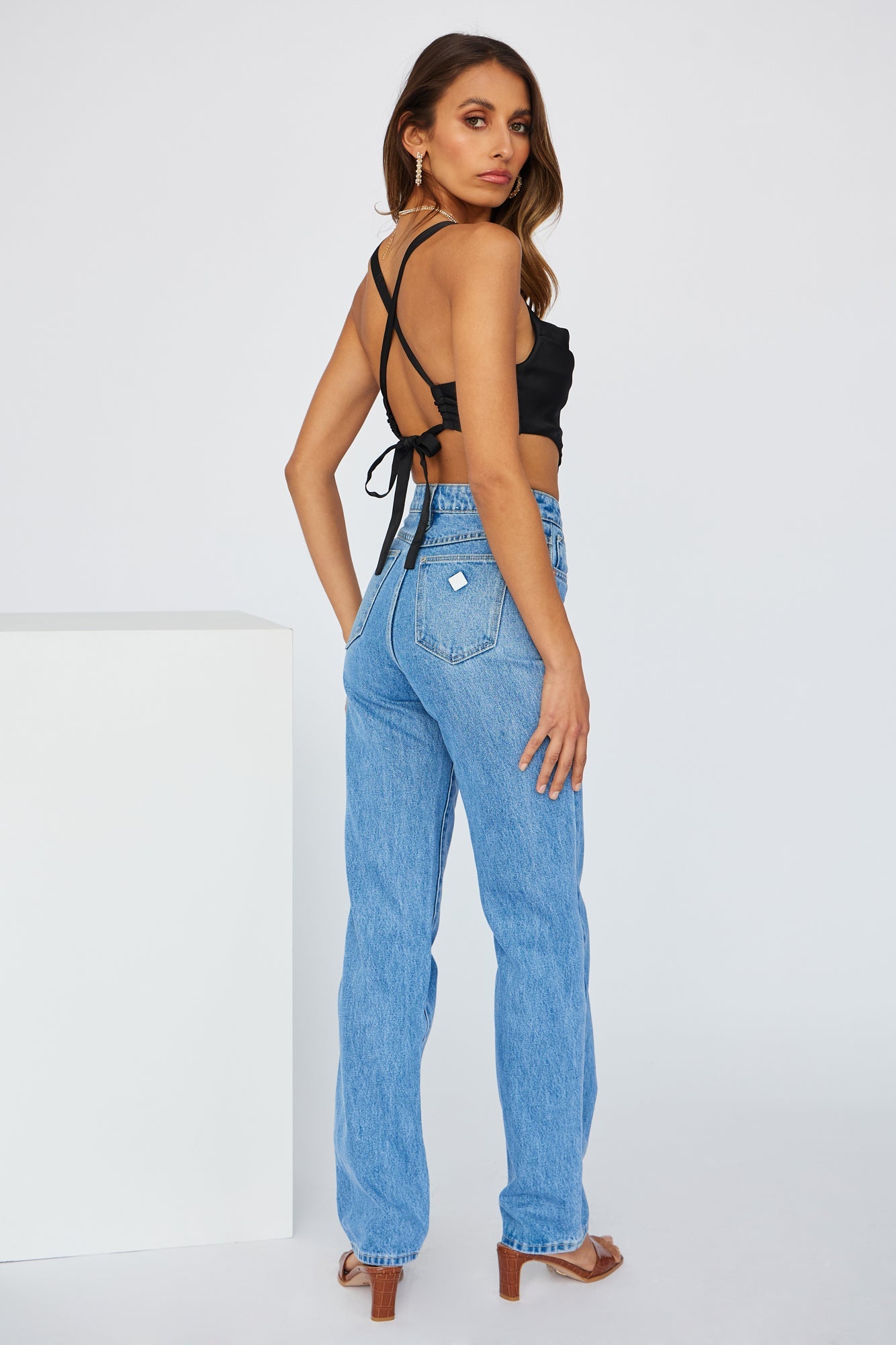 A '94 High Straight Lucy Organic Jeans