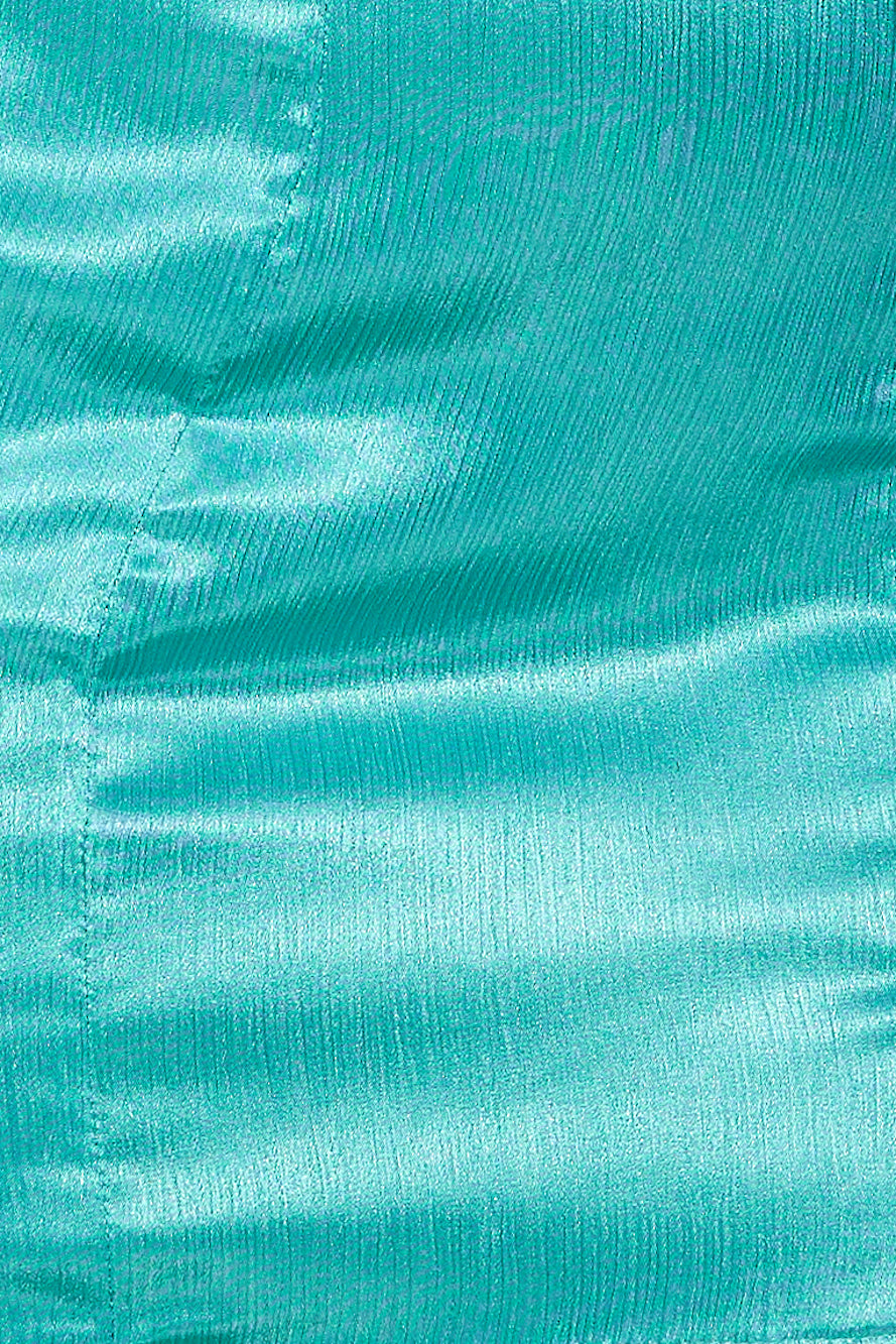 Luxe Look Mini Dress Teal