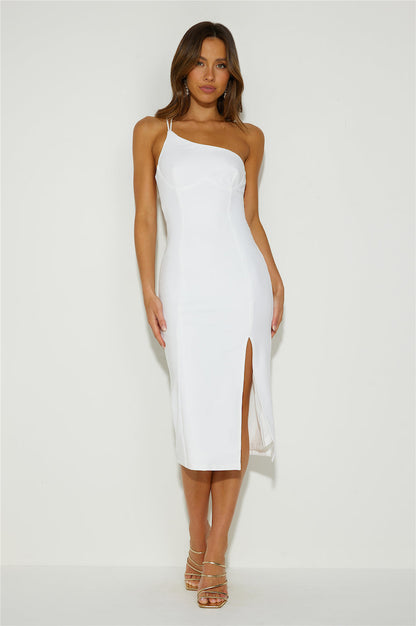 Embrace Change Midi Dress White