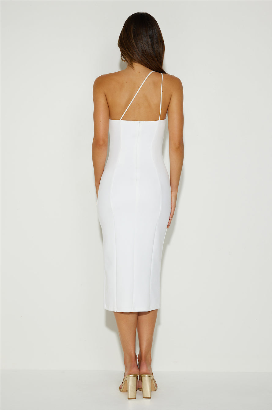 Embrace Change Midi Dress White