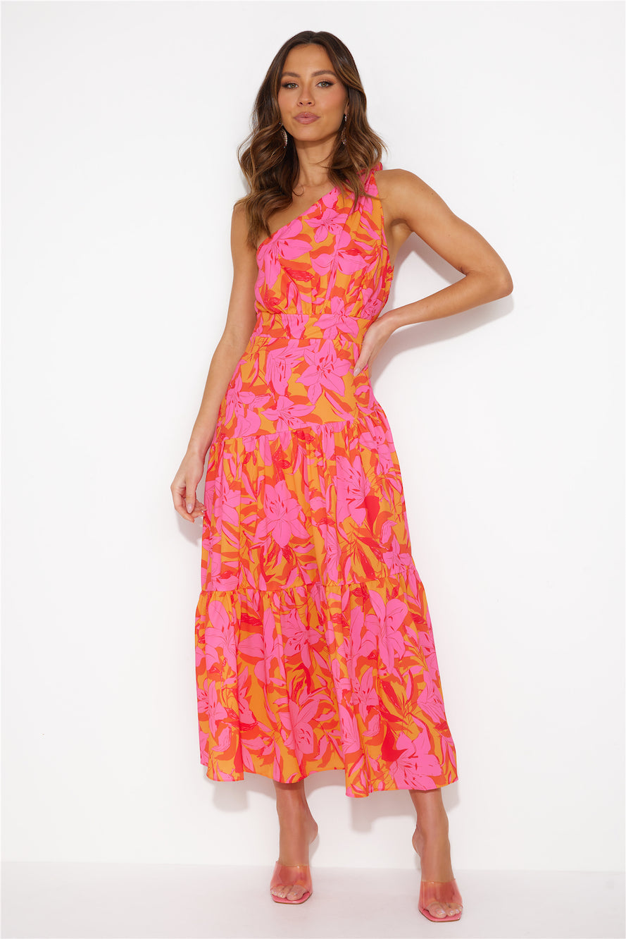 Free As Can Be Maxi Dress Pink
