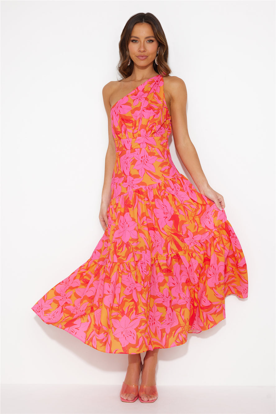 Free As Can Be Maxi Dress Pink