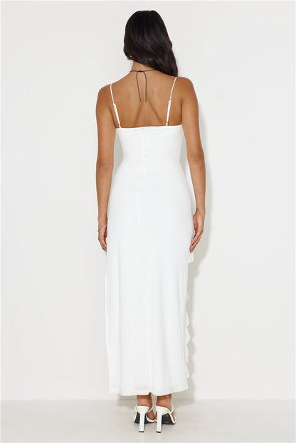 Included Guest Mesh Maxi Dress White
