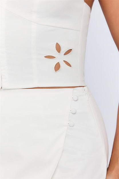 Playfully Yours Skort White