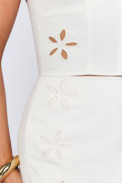 Playfully Yours Skort White