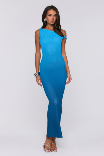 Palette At Night Maxi Dress Blue Ombre
