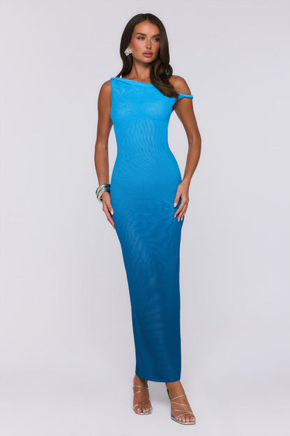 Palette At Night Maxi Dress Blue Ombre