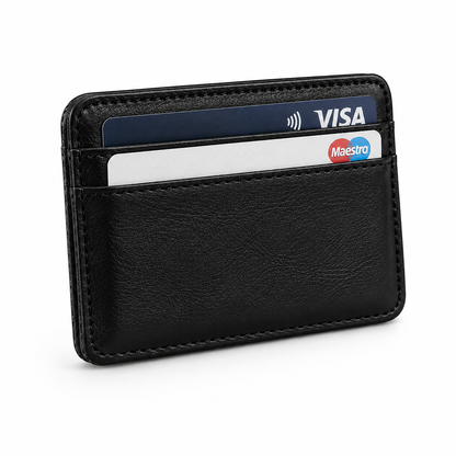 Men's Leather Money Clip Wallet