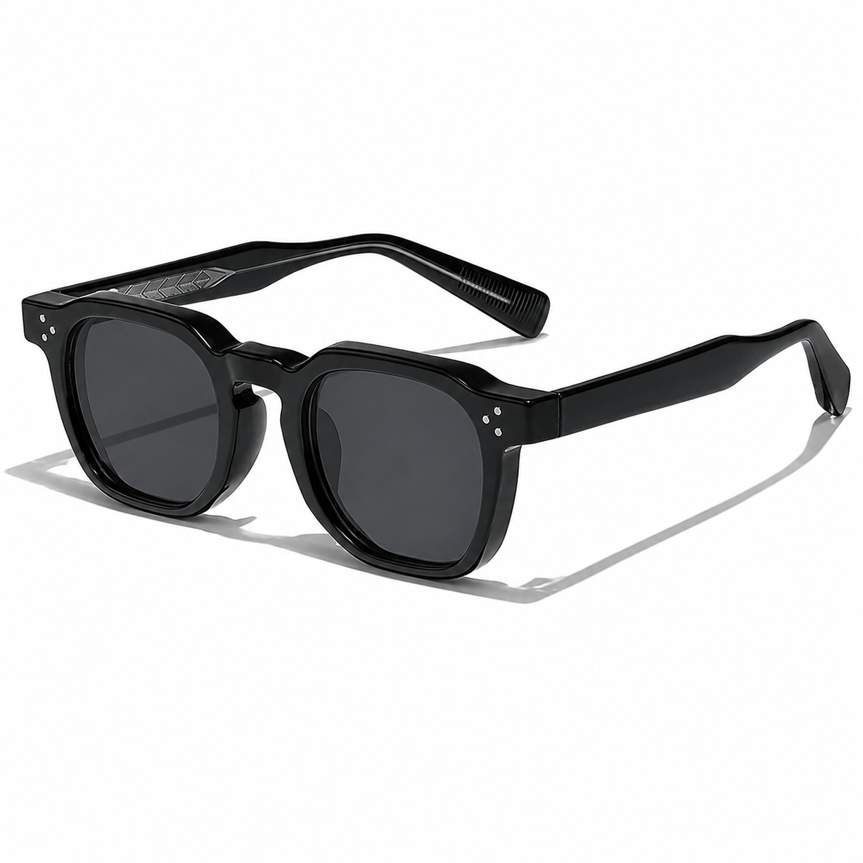 Men's Polarized Vintage Square Frame Sunglasses
