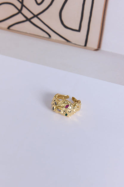 Ocean Edit Ring Gold