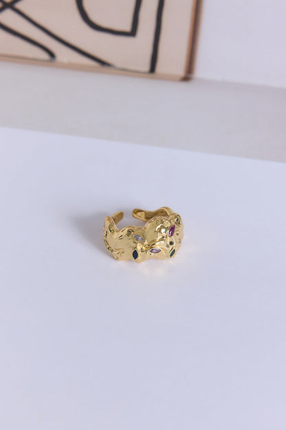 Ocean Edit Ring Gold