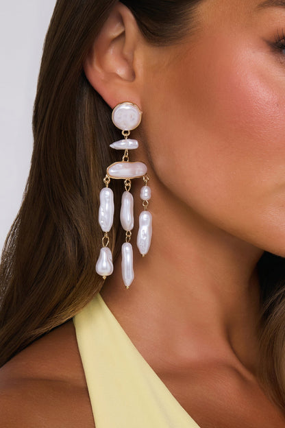 Gentle Glow Earrings Pearl