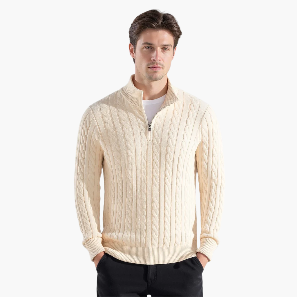 Kabelstrickpullover – Südkorea Taebaek