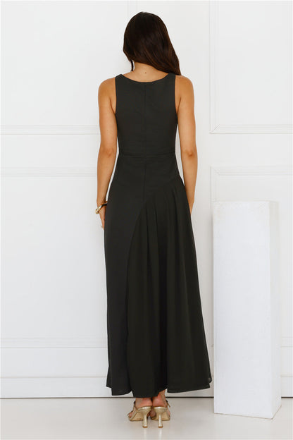 Strut With Style Maxi Dress Black