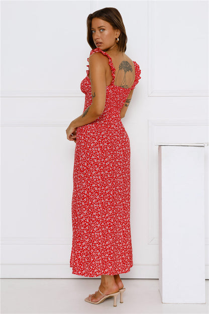 Here To Slay Maxi Dress Red