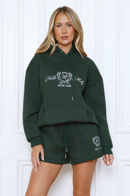 BASE Emblem Sweat Shorts Green