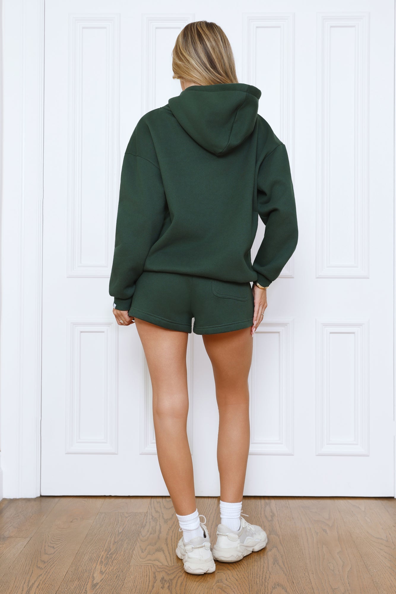BASE Emblem Sweat Shorts Green