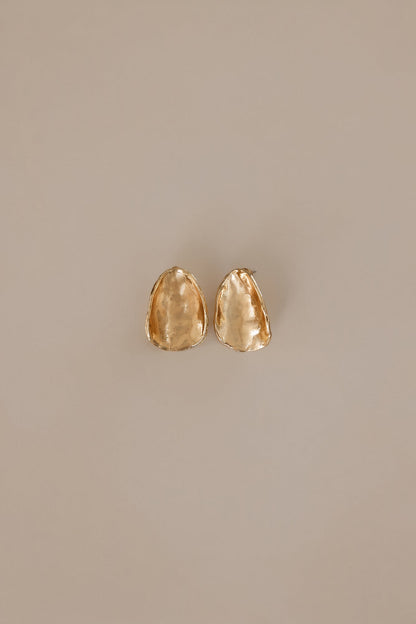 When In New York Earrings Gold