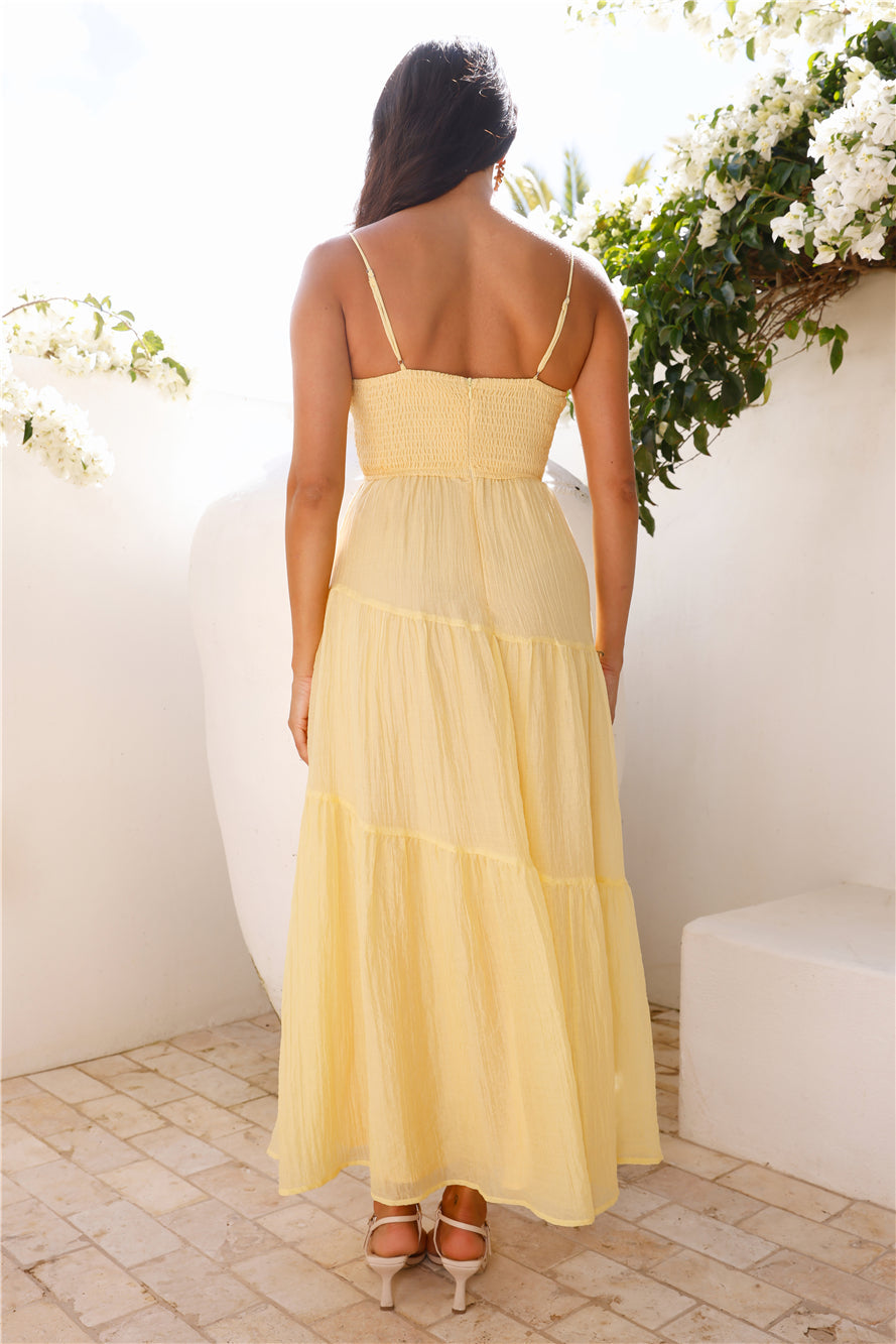 Summer Feels Maxi Dress Yellow