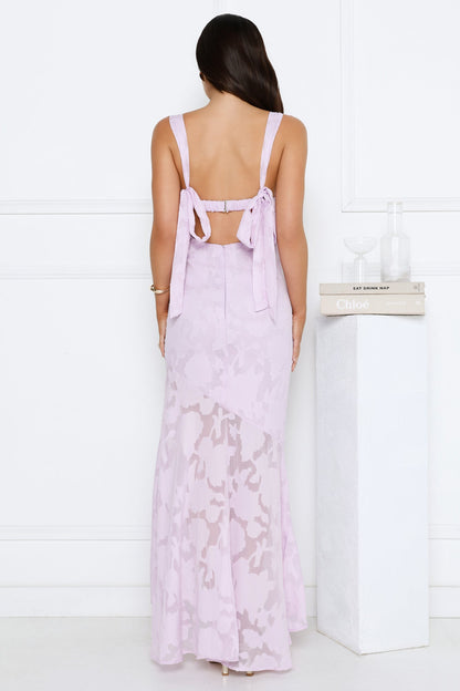 Enchanted Empire Maxi Dress Lilac