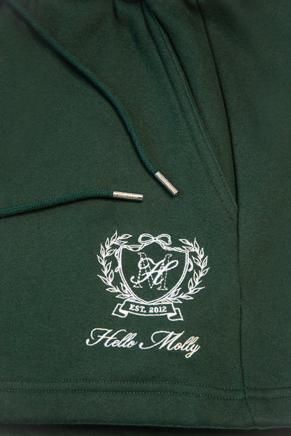 BASE Emblem Sweat Shorts Green