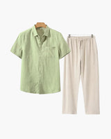 Mintgrün / Beige