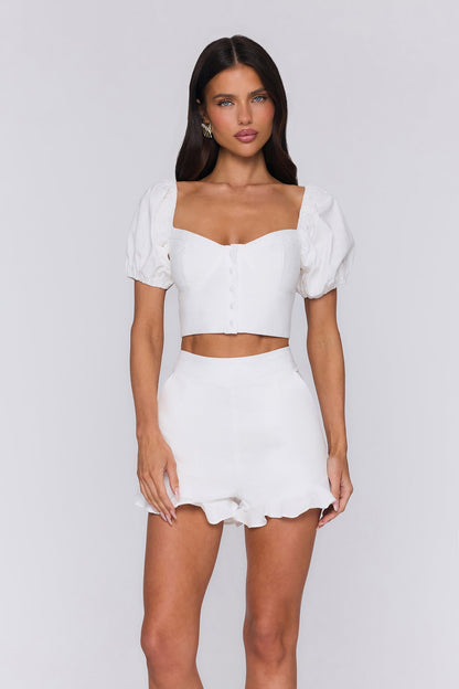 Softest Embrace Shorts White