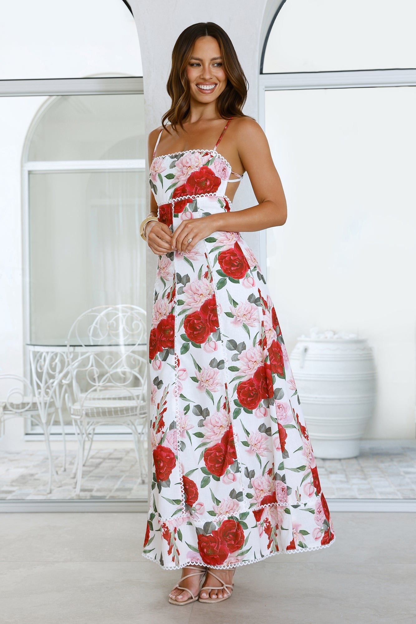 Softly Held Maxi Dress Floral