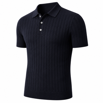 Men's Knitted Polo Shirt – Old Money Style
