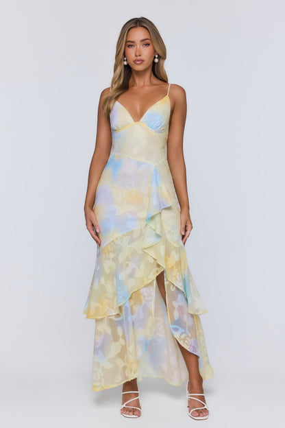 Hidden Sun Maxi Dress Yellow