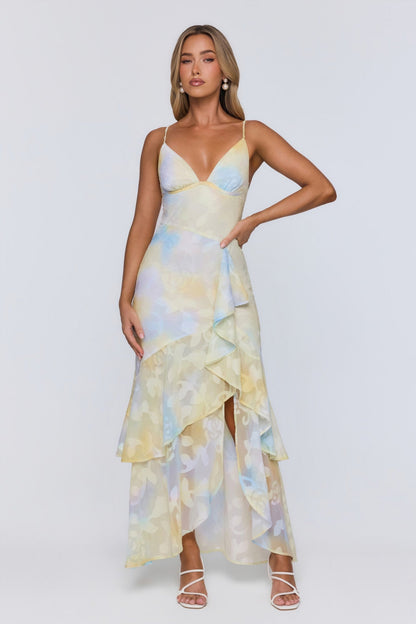 Hidden Sun Maxi Dress Yellow