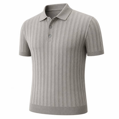 Men's Knitted Polo Shirt – Old Money Style