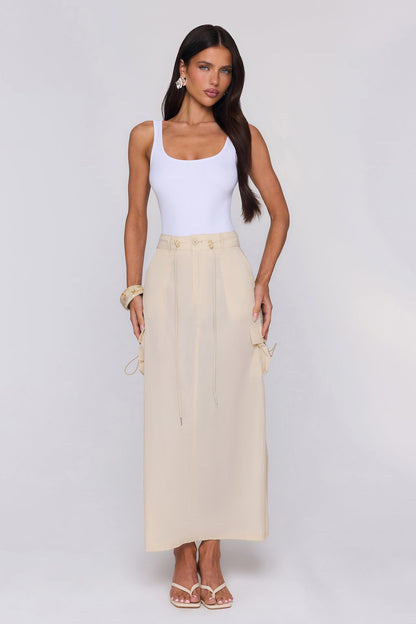 Main Trend Maxi Skirt Beige