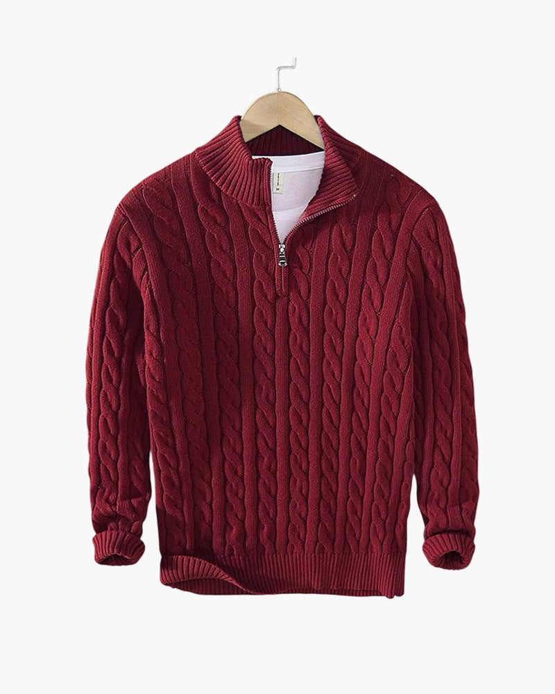 Kabelstrickpullover – Südkorea Taebaek