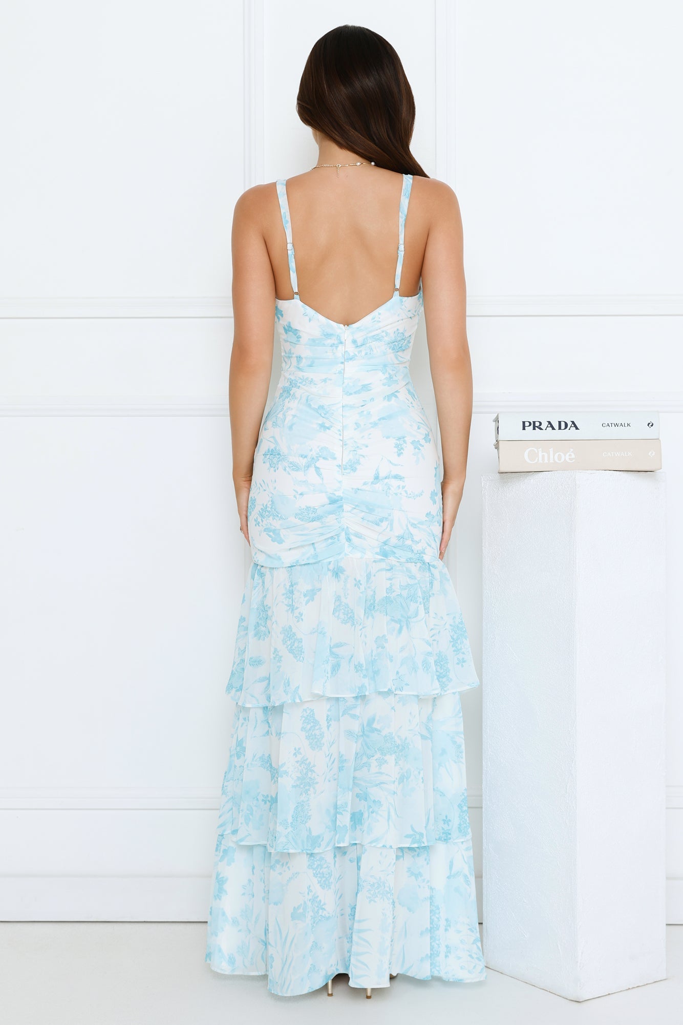 Too Pretty Tonight Maxi Dress Blue