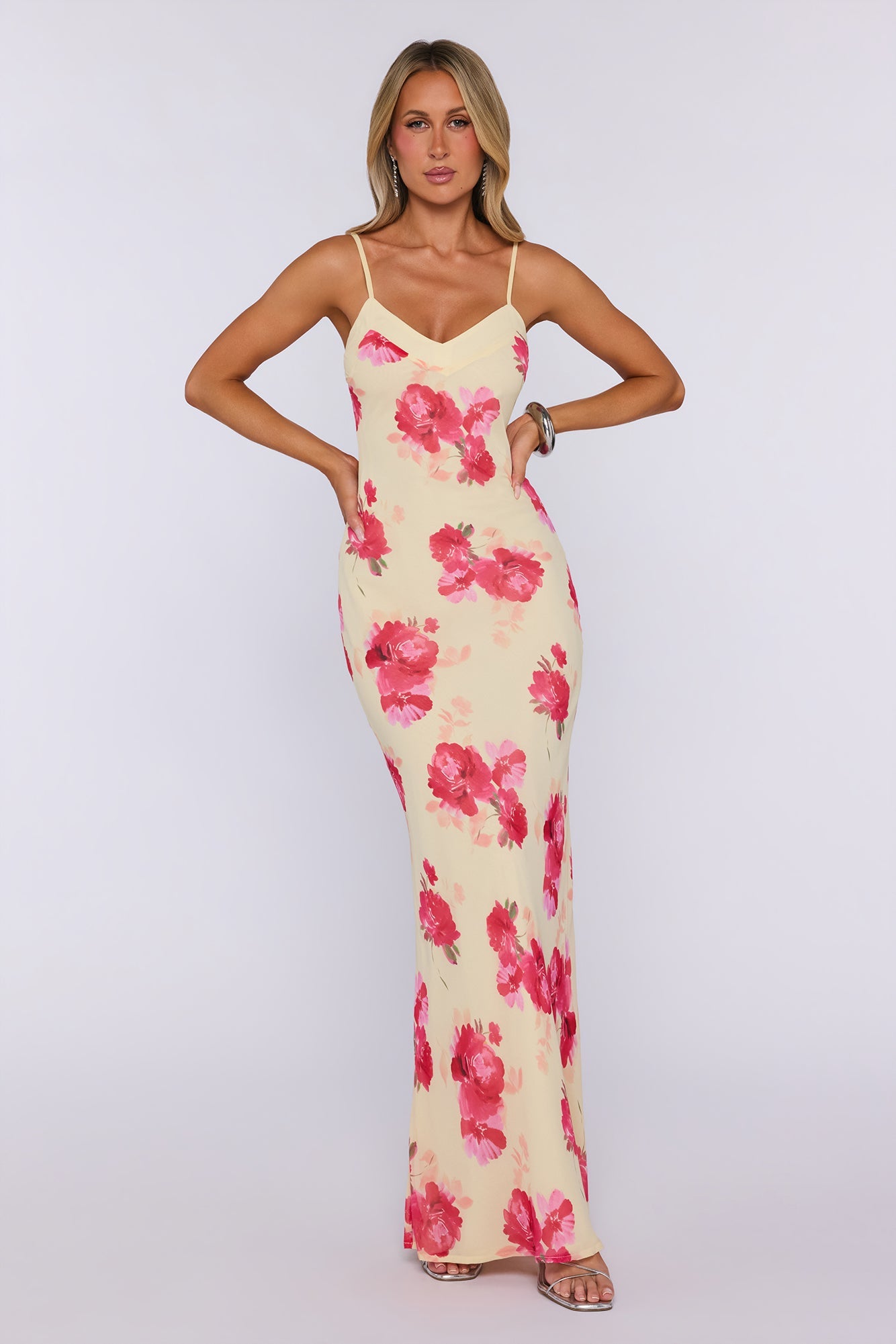 Bloom Dazzle Maxi Dress Yellow