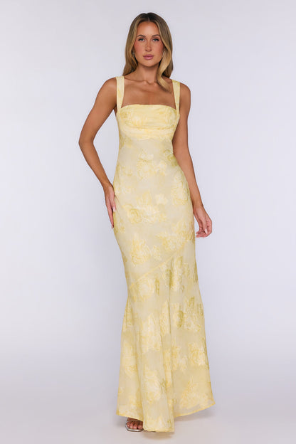 The Sweet Society Maxi Dress Yellow