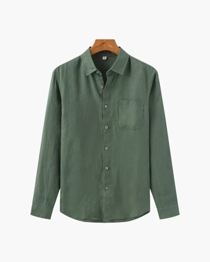 Linen Shirt - Italy Portofino