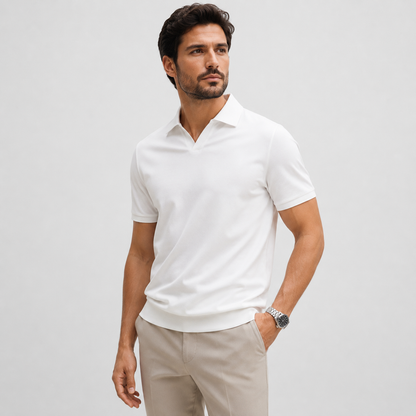 Men's Silky Polo Shirt – Old Money Style