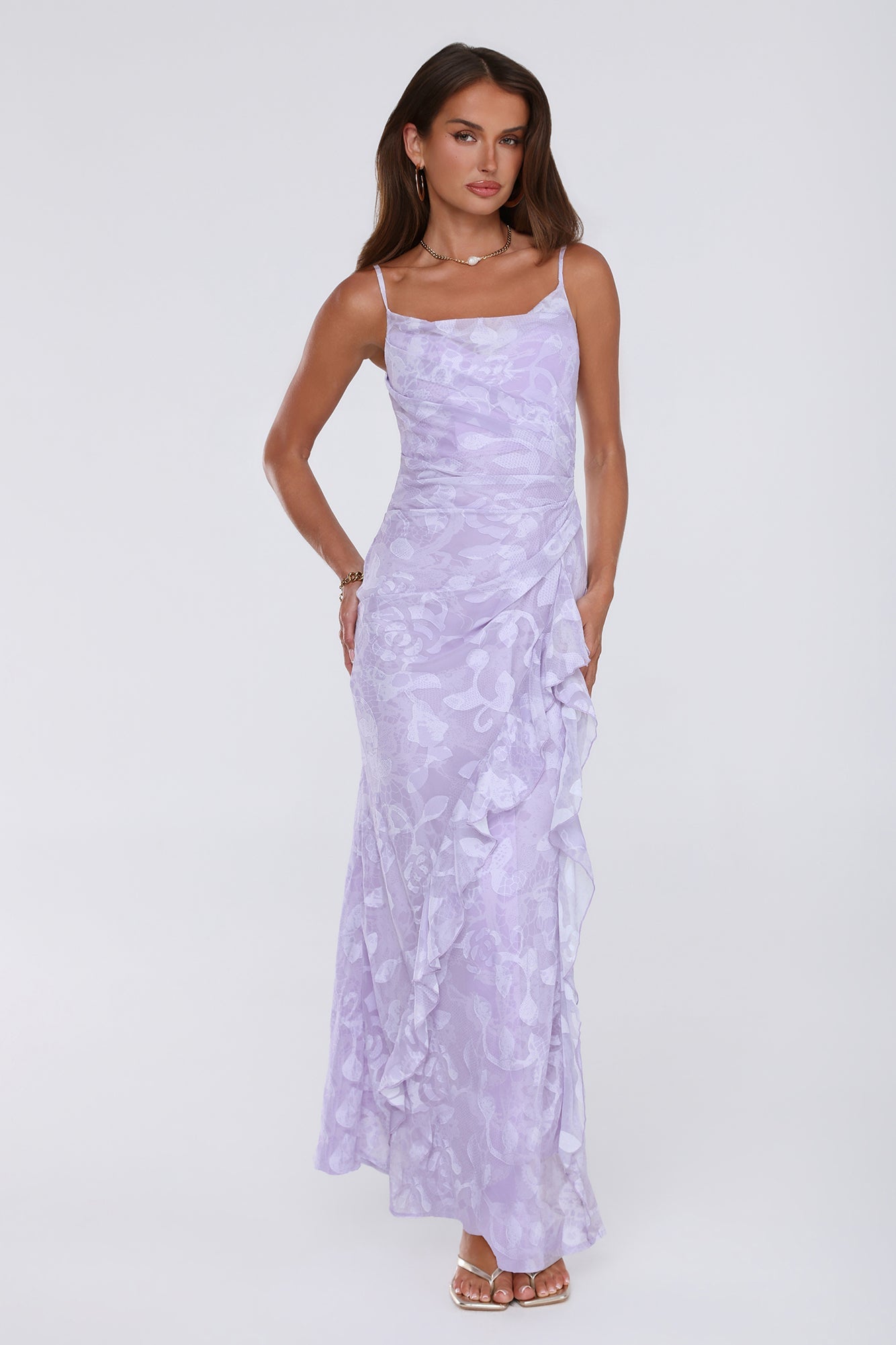 Guest Look Maxi Dress Purple