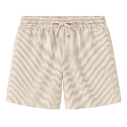 Striped Linen Shorts